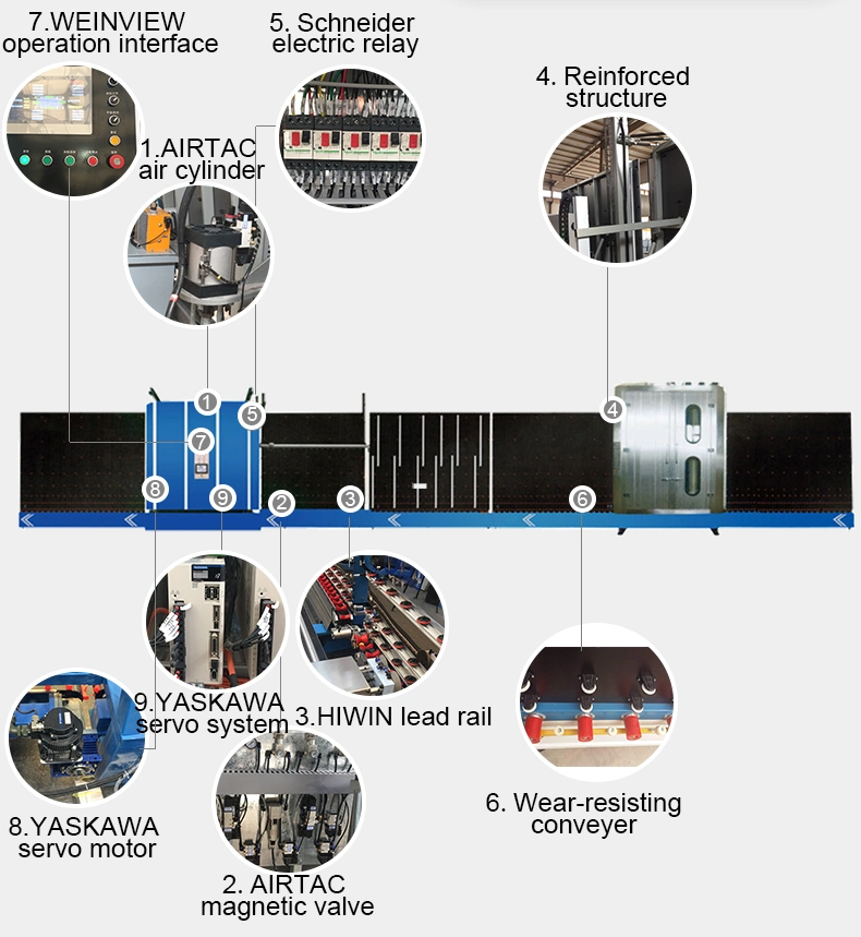 Insulating Glass Machine Ig Line Double Layer Glass Production Line