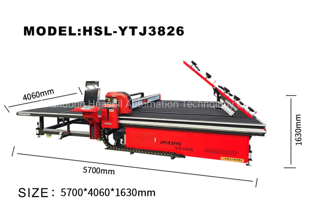 CNC Automatic Glass Cutting Machine+Hsl-Bpt3826 Glass Breaking Table